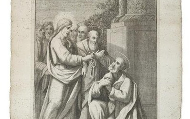 GIUSEPPE FORABOSCHI (1822-?) Effigie di San Pietro che