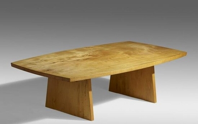 George Nakashima, Rare Boat-Shaped coffee table