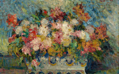Georges d' ESPAGNAT 1870-1950 Bouquet de fleurs - 1898