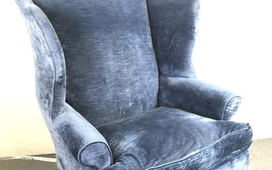 Georgian Style Mahogany Upholstered Armchair