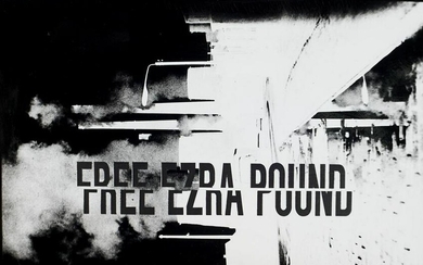 Gerz, Jochen 5 photographic pieces. Free Ezra Pound.