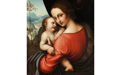 Giampietrino, eigentlich „Giovanni Pietro Rizzoli“, tätig um 1495 – 1540, zug., Maria mit dem Kinde