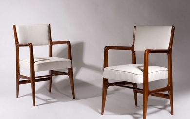 Gio PONTI 1891-1979 Paire de fauteuils mod. 110 - Circa 1950