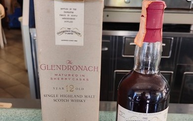 Glendronach 12 years old Matured in Sherry Casks - Previ Import - Original bottling - b. 1980s - 75cl