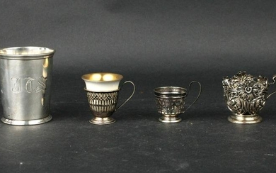 Group of Sterling Silver and Plated Items
