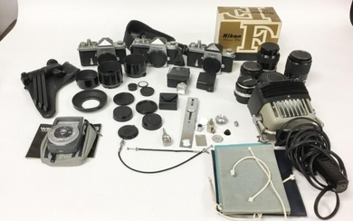 Grouping of Cameras, Lenses & Accessories