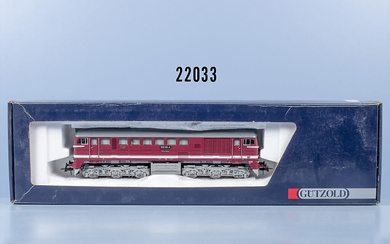 Gützold H0 50331 Diesellok der DR, BN 120 115-2, n.A.d.E. mit Lenz LE930, Z 1, in OVP, ...