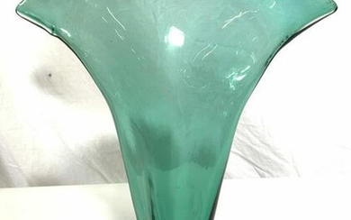 Hand Blown Art Glass Vase Vessel