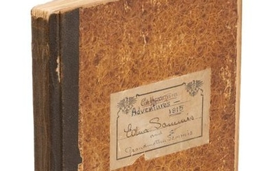 Handwritten Travel Journal to California from 1915