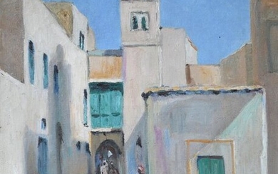Henri Saada (1906-1976). Rue de Tunis.