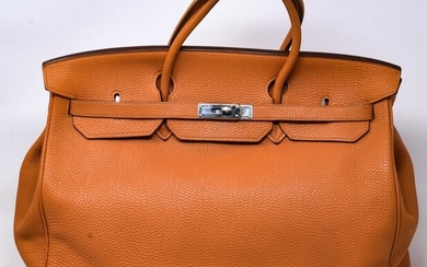 Hermes Birkin Bag 40 CM in Orange w Original Box