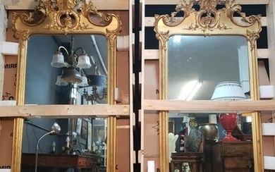 Impressive Pair Of Victorian Gilt Pier Mirrors
