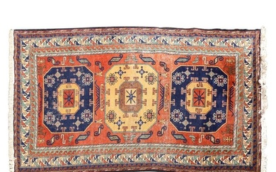 Indo Persian 9.5ft Woven Medallion Area Rug Carpet