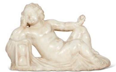 Italia Settentrionale, secolo XVII VANITAS in marmo raffigurata come...