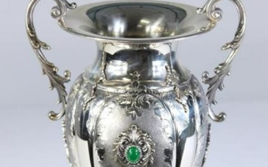 Italian Silver Amphora Vase 20.4 OZT