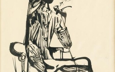 JOSE ANTONIO MOLINA SANCHEZ (1918 / 2009) "Sitting man