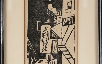 JOSEPH SOLMAN (New York/Russian Federation, 1909-2008), Venus of 23rd Street, circa 1936., Linocut