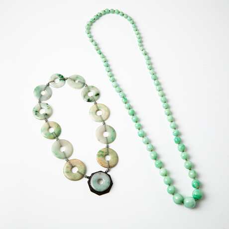 Jade necklace Halsband jade
