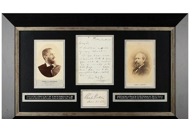 James A. Garfield Letter Signed and Charles Guiteau