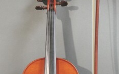 Josef Kantuscher Mittenwald 4/4 Violin + K Werner Uebel Violin Bow