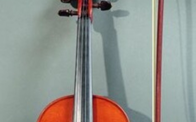 Josef Kantuscher Mittenwald 4/4 Violin + K Werner Uebel