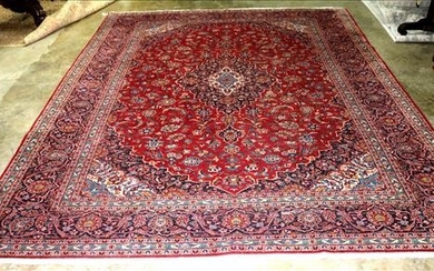 Kashan lg. Persian handmade rug, signed