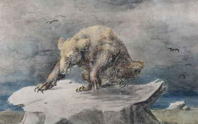 LUCIUS GAHAGAN (1773-1855) The Russian Bear Watercolour, 26...