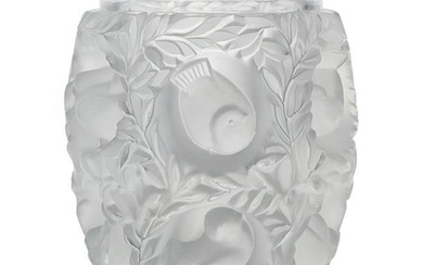 Lalique "Bagatelle" Frosted Glass Vase