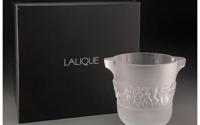 Lalique Clear and Frosted Glass Bacchantes Champ