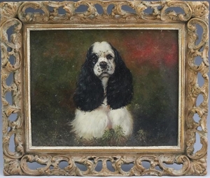 Laura Cassidy Oil On Board Cocker Spaniel Painting