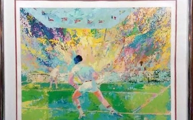 LeRoy Neiman, Stadium Tennis, Screenprint