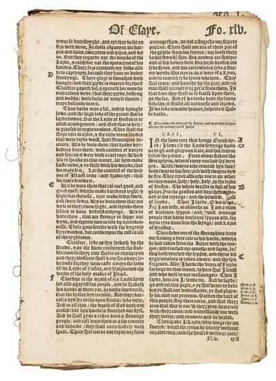 Leaves from 1540 Old Testament in English