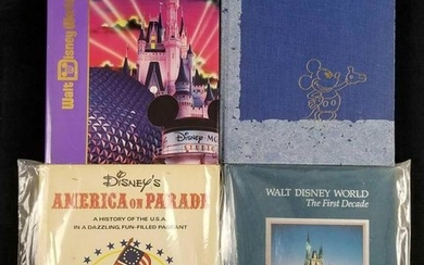 Lot Of Four Disney Hardover Vintage Books