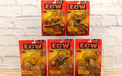 Lot of ECW Wrestling Action Figures