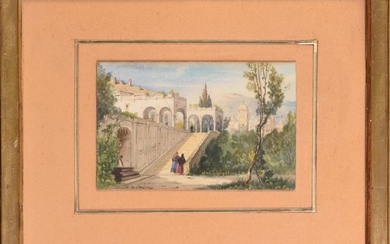 Louis Auguste G. LECONTE DE ROUJOU (1819-1902) Paysage...