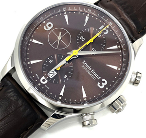 Louis Erard - Automatic Chronograph Watch 1931 Brown - 78225AA06.BDC21 - Men - BRAND NEW