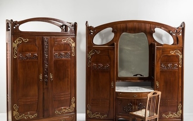 Louis Majorelle-style Vienna Secession/Art Nouveau Bedroom Set