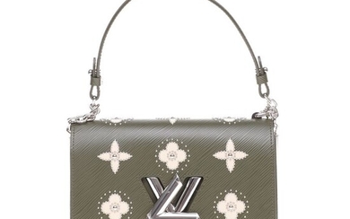 Louis Vuitton - Limited Edition Twist en cuir épi vert olive Crossbody bag