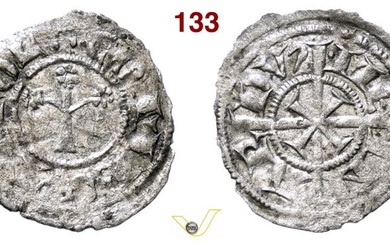 MERANO MAINARDO II (1258-1295) Denaro piccolo D/ Doppia croce concentrica...