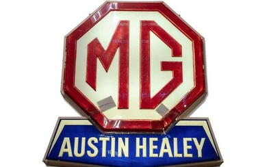 MG Austin-Healey Single-Sided Sign
