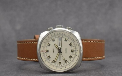 MONDIA rare gents wristwatch with slide rule