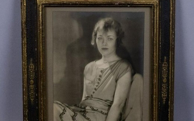 Original Signed Man Ray Photograph of Young Woman