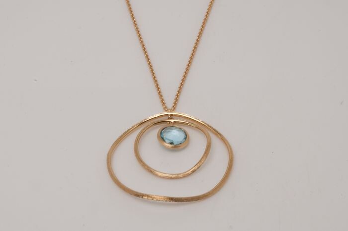 Marco Bicego - 18 kt. Yellow gold - Necklace Topaz