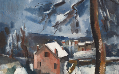 Maurice de Vlaminck (1876-1958) Paysage de neige