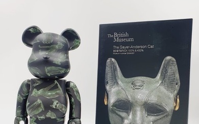 Medicom Toy x The British Museum - Be@rbrick Gayer Anderson Cat 400% + 100% Bearbrick 2022