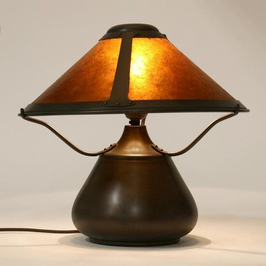 Mica Lamp Co., Mission Style Table Lamp