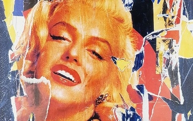 Mimmo Rotella - Omaggio a Marilyn