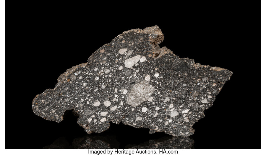 NWA 15367 Lunar Meteorite End Cut Lunar (melt breccia)...