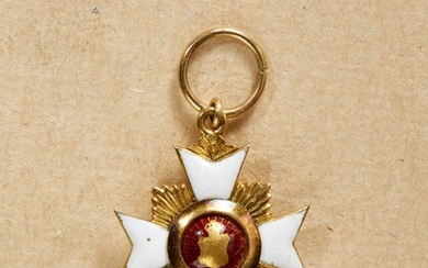 Orden & Ehrenzeichen Deutschland - Reuß : Croix d'honneur de 1ère classe de la principauté...
