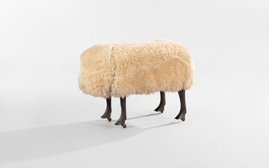 Ottoman Mouton de laine, François-Xavier Lalanne